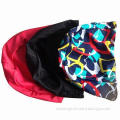 Inventory swimming cap for promotional purposes, available in black, red and print swimming cup